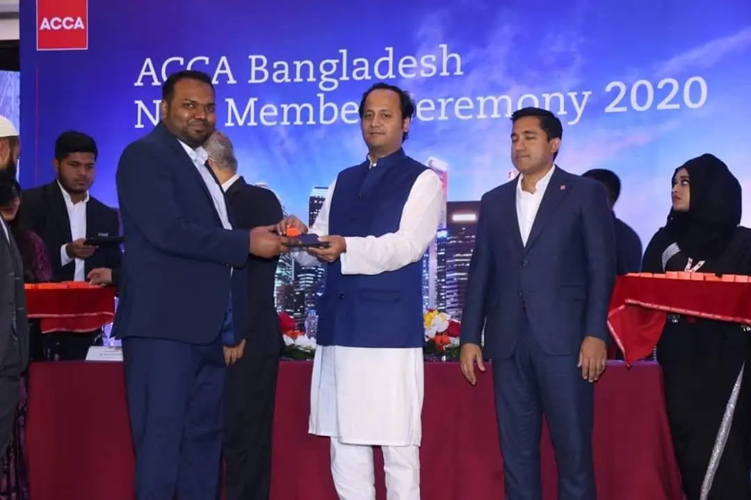 Md Abdur Razzaq at ACCA Bangladesh New Member Ceremony 2020