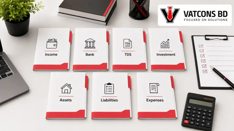 বাংলাদেশে income tax return-এর প্রয়োজনীয় documents checklist